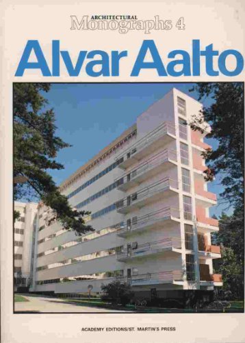 Stock image for Alvar Aalto (Architectural Monographs) Dunter, David; Dunster, David and Porphyrios, Demetri for sale by Langdon eTraders