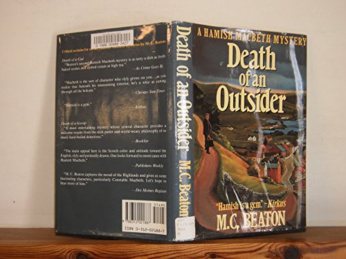 Beispielbild fr Death of an Outsider (Hamish Macbeth Mysteries, No. 3) zum Verkauf von BooksRun