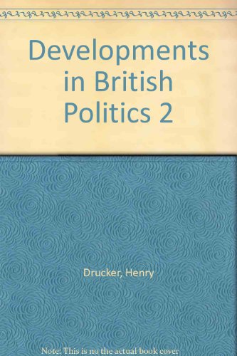 Stock image for Developments in British Politics 2 for sale by Wonder Book
