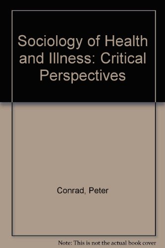 Imagen de archivo de Sociology of Health and Illness: Critical Perspectives a la venta por Wonder Book