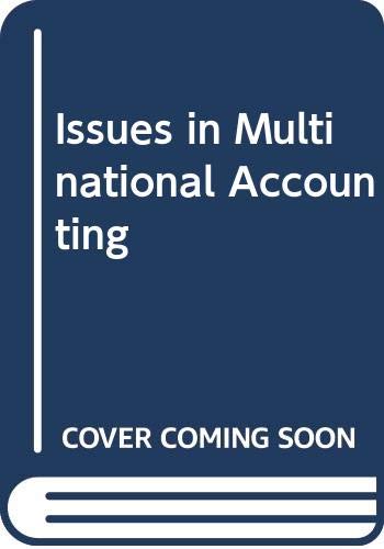 Issues in Multinational Accounting (9780312023638) by Nobes, Christopher
