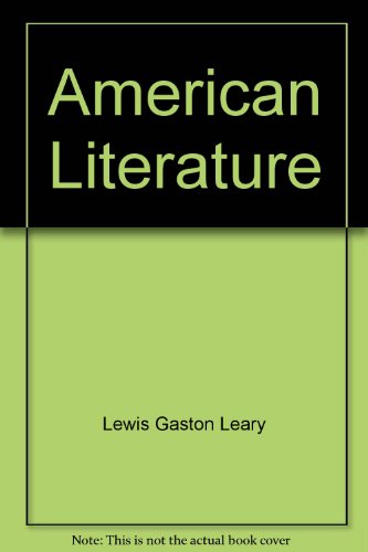 9780312025557: American Literature: A Study and Research Guide