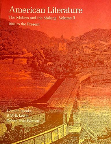 Beispielbild fr American Literature: The Makers and the Making Volume II zum Verkauf von Book Deals