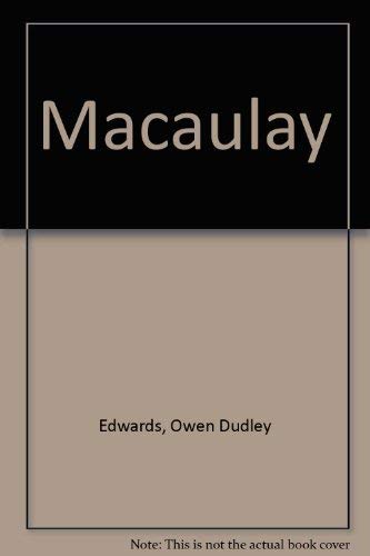 Imagen de archivo de Macaulay (Historians on historians) a la venta por Wonder Book