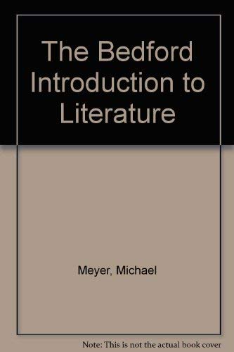 Stock image for The Bedford introduction to literature for sale by -OnTimeBooks-