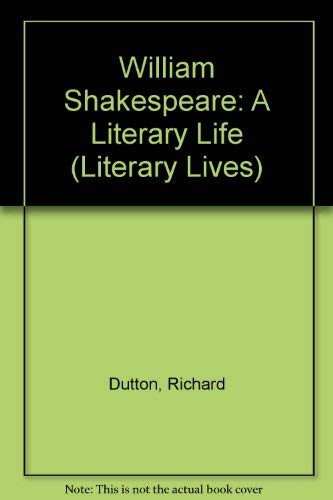 Beispielbild fr William Shakespeare : A Literary Life zum Verkauf von Better World Books