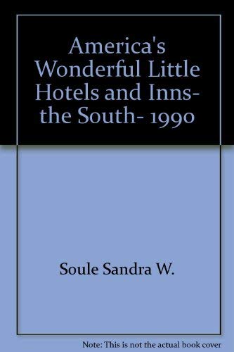 9780312032807: Title: Americas Wonderful Little Hotels and Inns the Sout