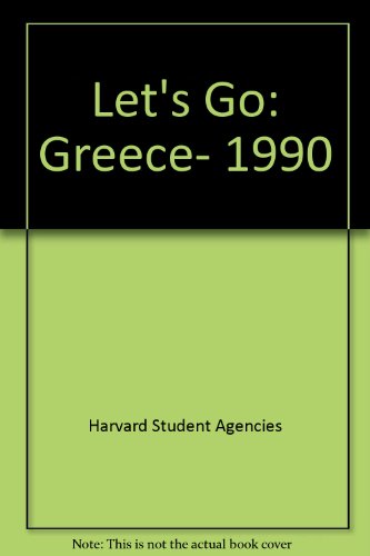 9780312033798: Let's Go: Greece- 1990