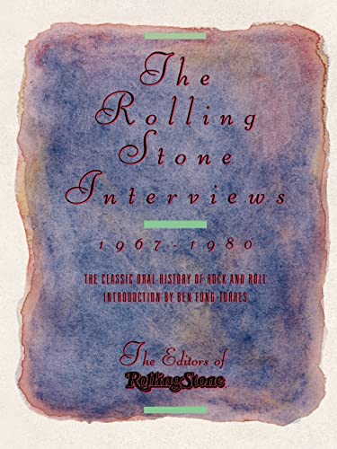 The Rolling Stone Interviews: Talking With the Legends of Rock & Roll, 1967-1980 (9780312034863) by Herbst, Peter