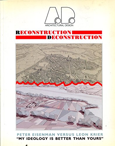 Imagen de archivo de Reconstruction-Deconstruction a la venta por Betterbks/ COSMOPOLITAN BOOK SHOP