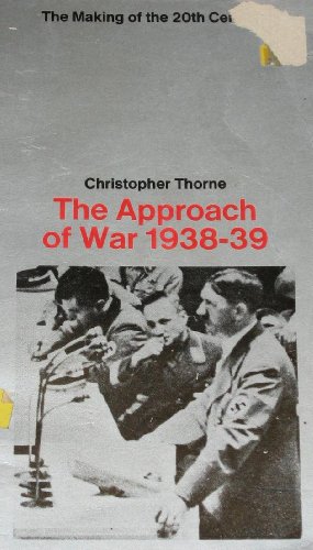 9780312046552: The Approach of War, 1938-1939