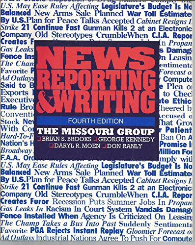 Imagen de archivo de News Reporting and Writing a la venta por Basement Seller 101