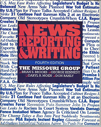 9780312047689: News Reporting and Writing
