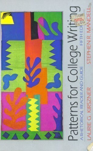 Beispielbild fr Patterns for College Writing : A Rhetorical Reader and Guide zum Verkauf von Better World Books: West