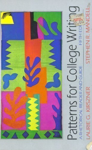 9780312048341: Patterns for college writing: A rhetorical reader and guide