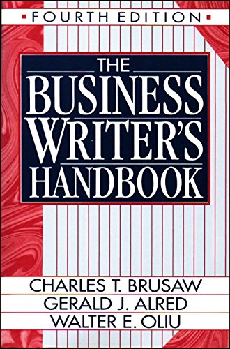 9780312057343: The Business Writer's Companion/Spiral