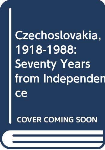 Stock image for Czechoslovakia, 1918-1988: Seventy Years from Independence for sale by Ergodebooks