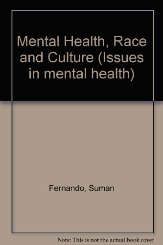 Stock image for Mental Health, Race and Culture for sale by Better World Books