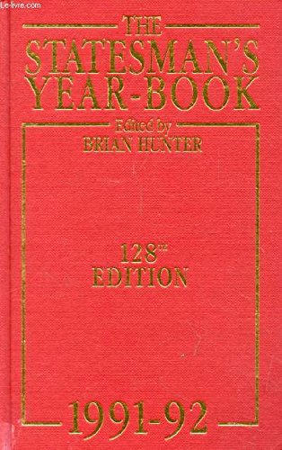 9780312064976: The Statesman's Year-Book: Statistical and Historical Annual of the States of the World for the Year 1991-1992