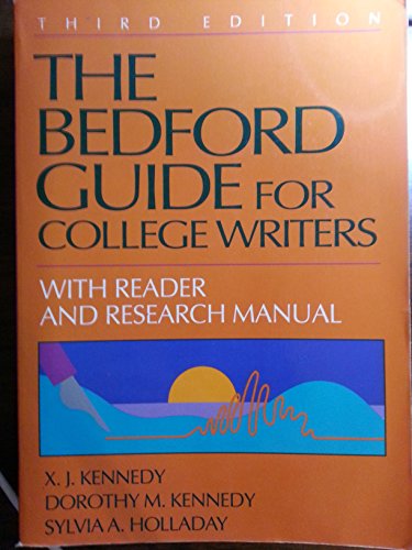 Beispielbild fr The Bedford Guide for College Writers with Readings zum Verkauf von Books Puddle