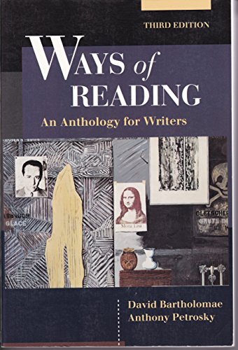 Beispielbild fr Ways of reading : an anthology for writers zum Verkauf von WorldofBooks