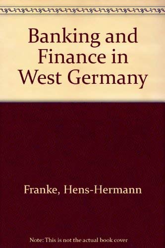 Banking and Finance in West Germany