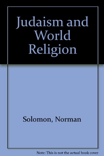 Beispielbild fr Judaism and World Religion zum Verkauf von HALCYON BOOKS