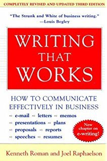 Beispielbild fr Writing That Works : Effective Communication in Business - Fourth Edition zum Verkauf von Wonder Book