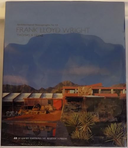 Beispielbild fr Frank Lloyd Wright (Architectural Monographs, No. 18) zum Verkauf von Books From California