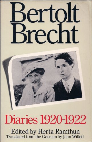 9780312077044: Bertolt Brecht: Diaries, 1920-22