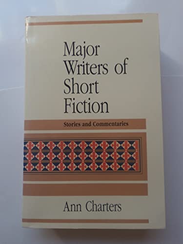 Imagen de archivo de Major Writers of Short Fiction : Stories and Commentaries a la venta por Better World Books