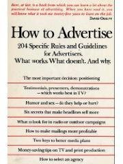 9780312083526: The New How to Advertise