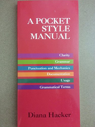 Imagen de archivo de A Pocket Style Manual a la venta por M & M Books