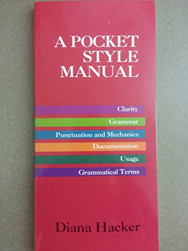 Stock image for A Pocket Style Manual for sale by Better World Books