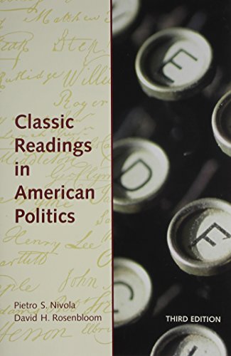 Beispielbild fr Classic Readings in American Politics zum Verkauf von Wonder Book