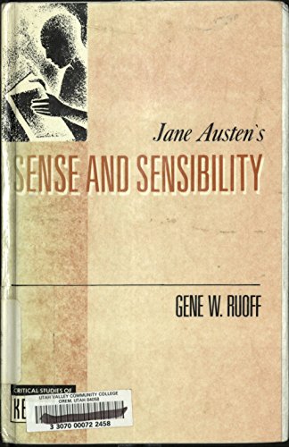 Imagen de archivo de Jane Austen's Sense and Sensibility (Critical Studies of Key Texts) a la venta por Ergodebooks