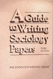 Beispielbild fr Guide to Writing Sociology Papers zum Verkauf von SecondSale