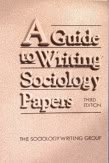 Imagen de archivo de Guide to Writing Sociology Papers a la venta por SecondSale