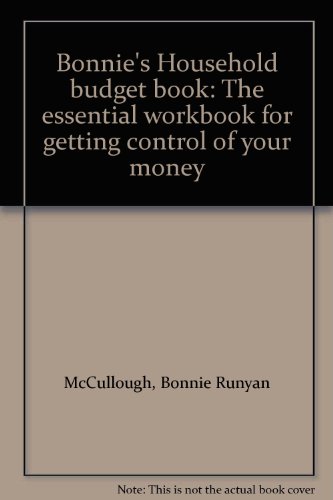 9780312087890: Bonnie's Household budget book: The essential workbook for getting control of your money
