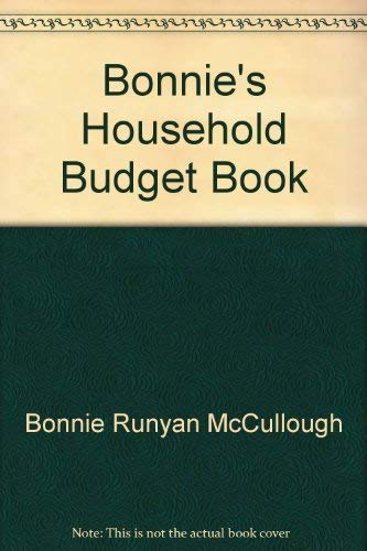 9780312087937: Bonnie's Household Budget Book