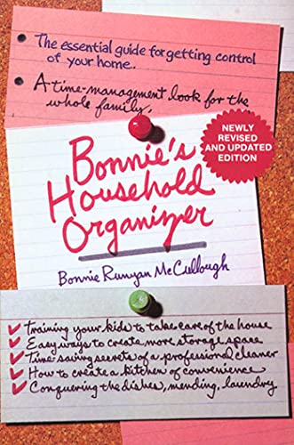 Beispielbild fr Bonnie's Household Organizer: The Essential Guide for Getting Control of Your Home zum Verkauf von Wonder Book