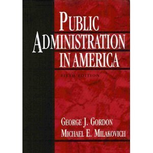 Stock image for Public Administration in America for sale by Midtown Scholar Bookstore