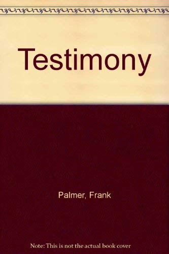 Stock image for TESTIMONY for sale by Billthebookguy