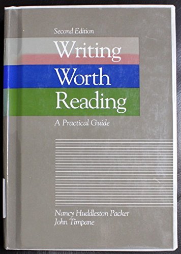 Beispielbild fr Writing Worth Reading: A Practical Guide zum Verkauf von HPB-Red