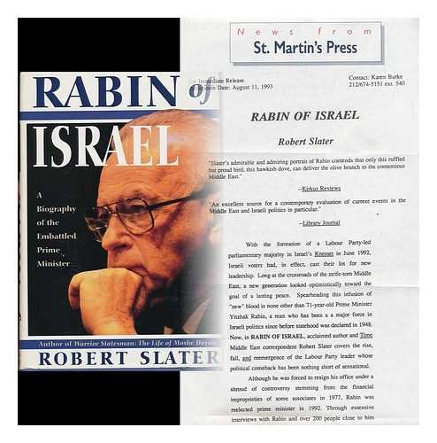 Stock image for Rabin of Israel for sale by WeSavings LLC