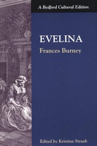 Stock image for Evelina (Bedford Cultural Editions) for sale by Wonder Book