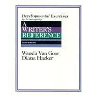 Beispielbild fr Developmental Exercises to Accompany a Writers Reference zum Verkauf von Wonder Book