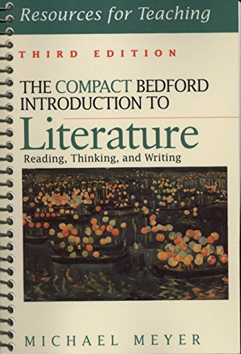 Beispielbild fr The Compact Bedford Introduction to Literature zum Verkauf von SatelliteBooks