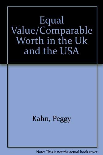 9780312101954: Equal Value/Comparable Worth in the Uk and the USA