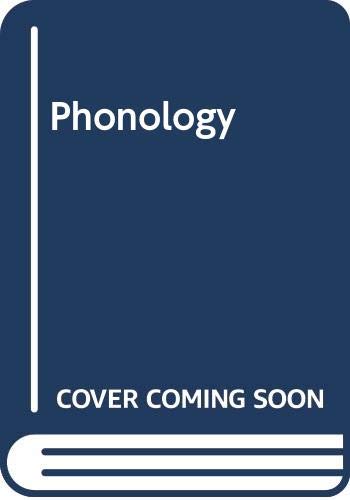Imagen de archivo de Phonology a la venta por ThriftBooks-Atlanta